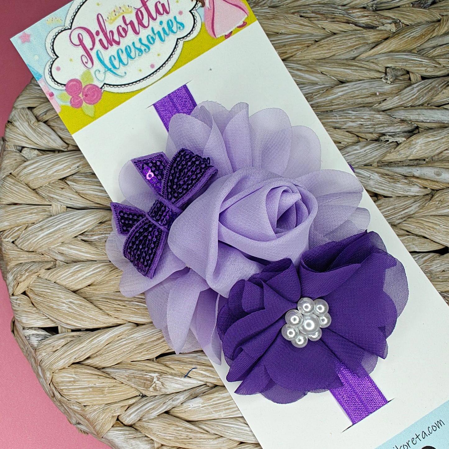 LILA HEADBAND & BAREFOOT SET