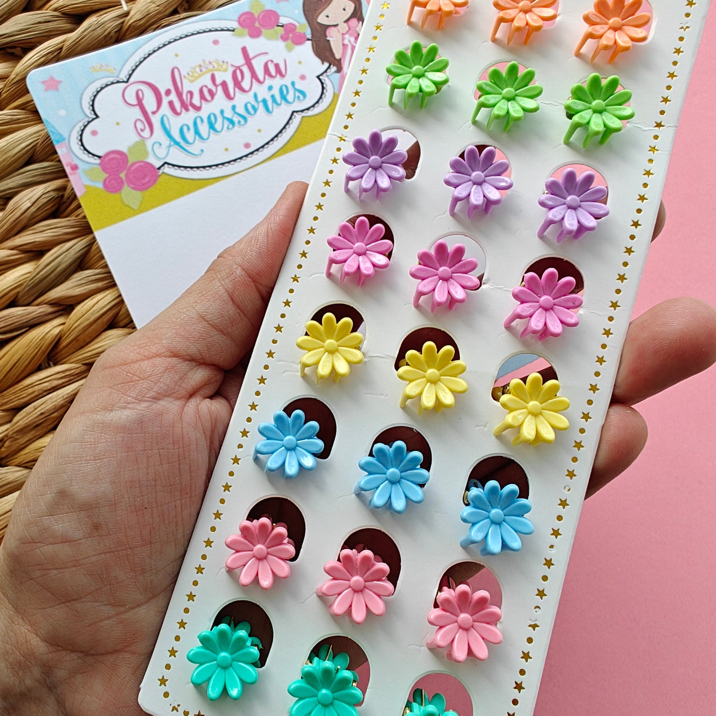 FLOWER MINI CLIPS