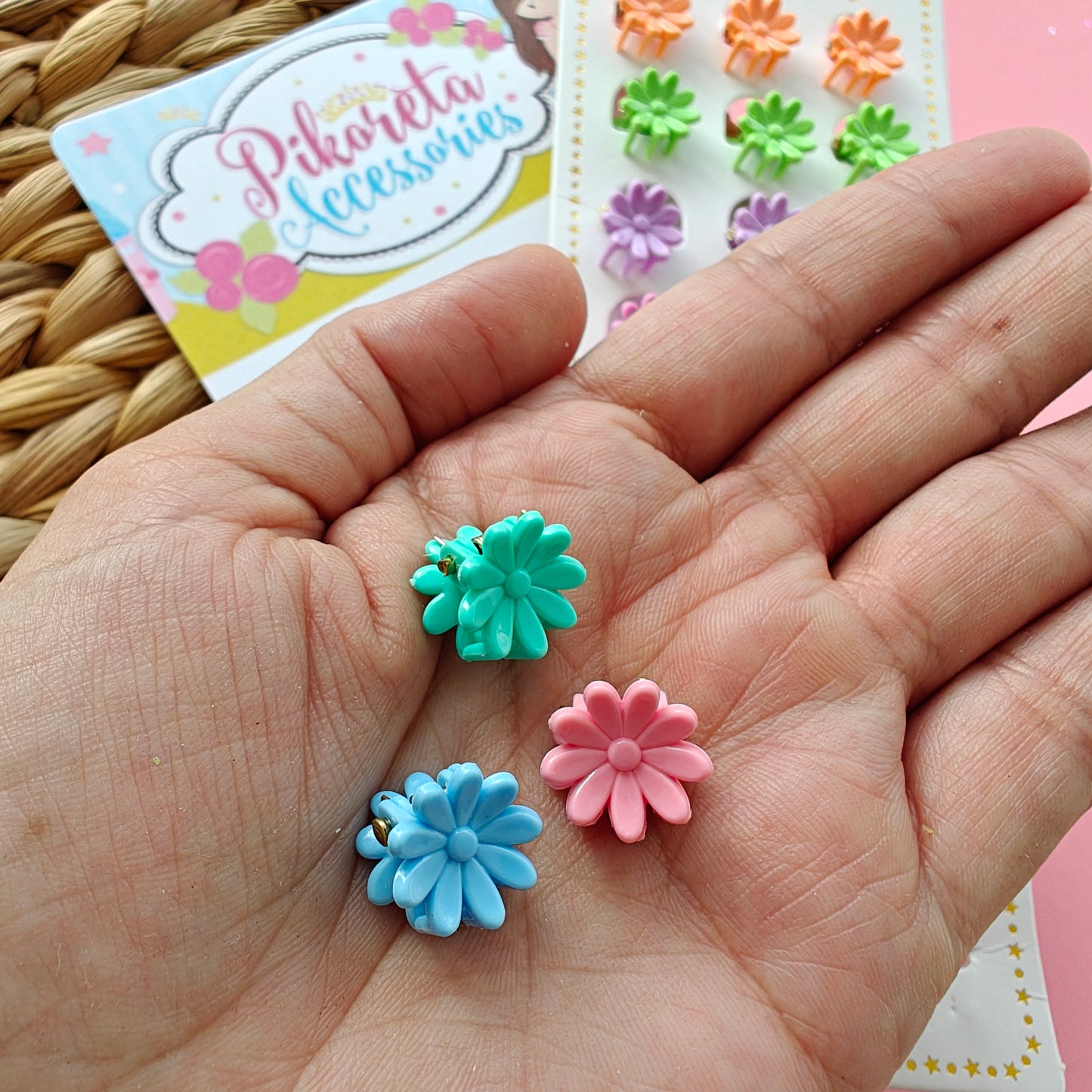 FLOWER MINI CLIPS