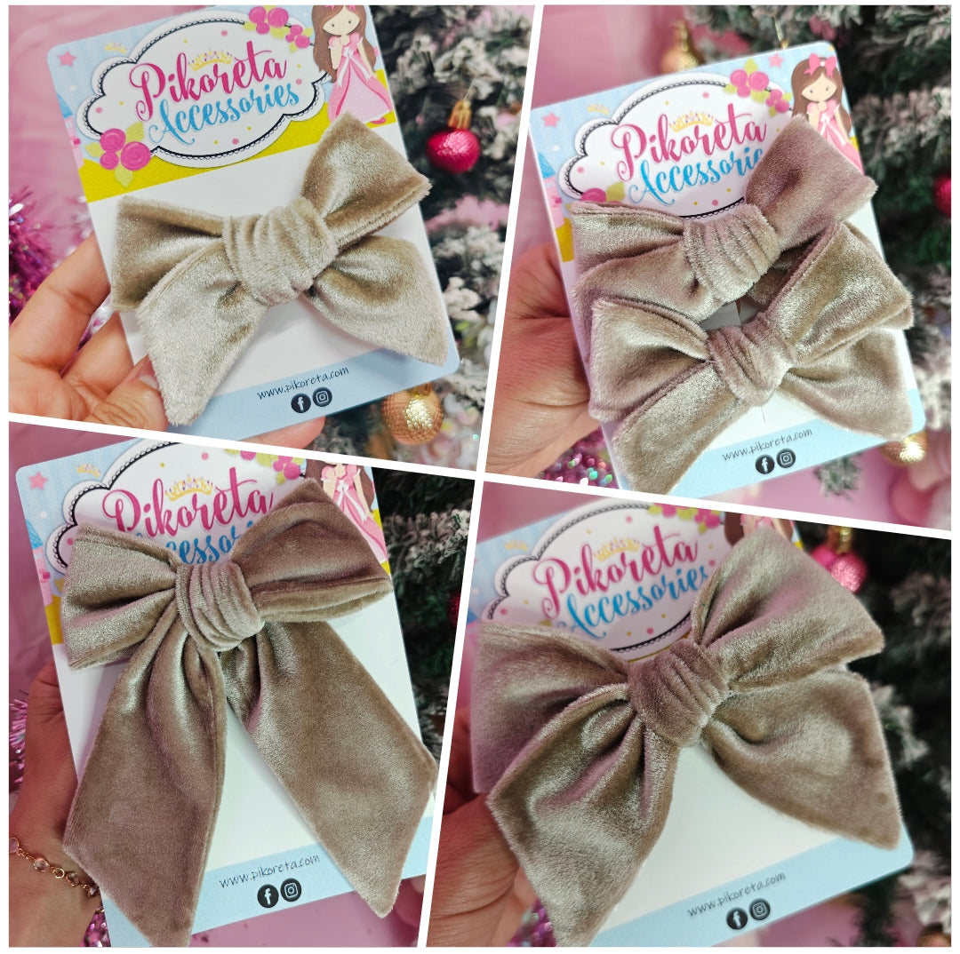 Marfil Velvet Bow