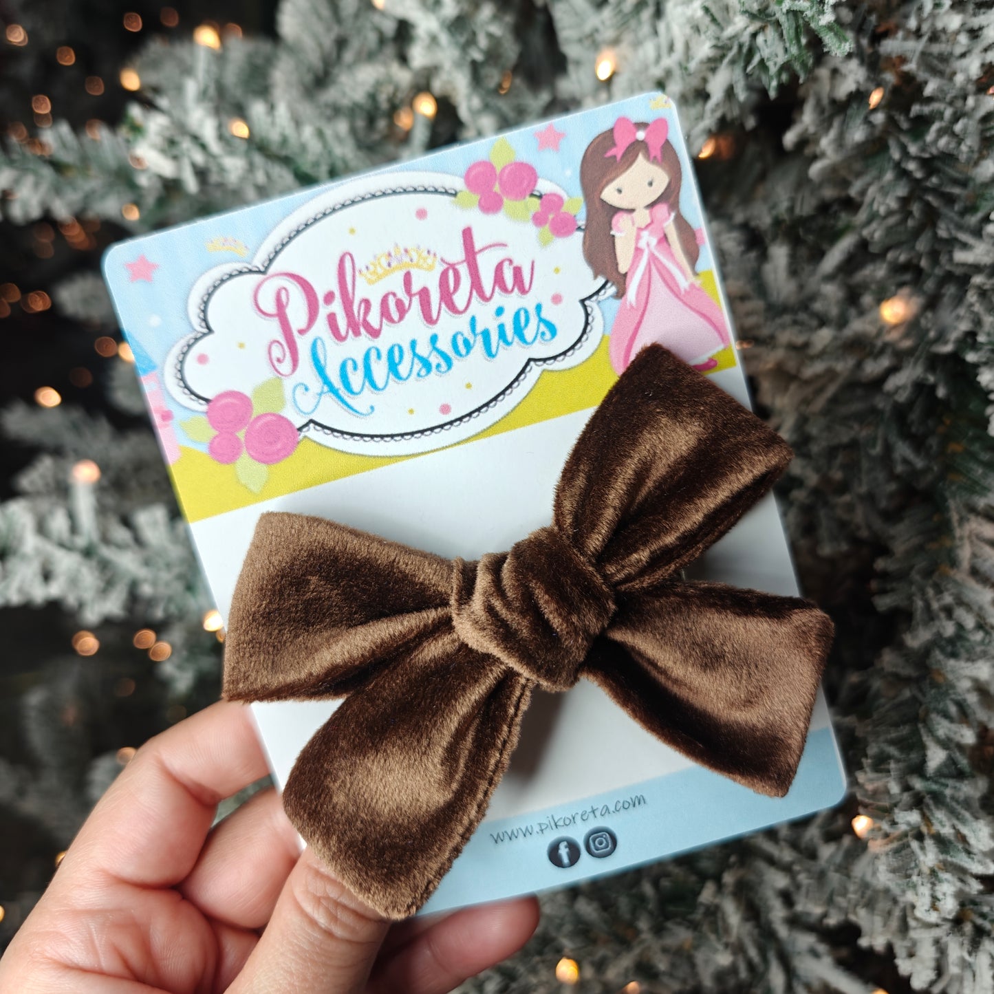Chocolate Velvet BoWs